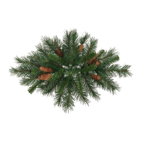 30" Cheyenne Pine Artificial Christmas Teardrop Swag - Unlit