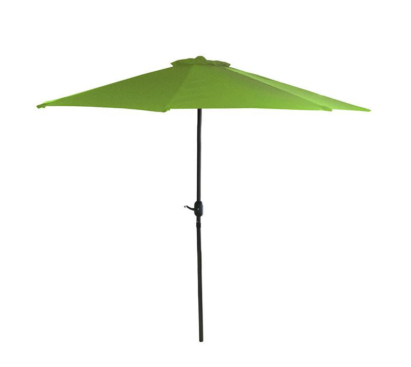 7.5' Outdoor Patio Market Umbrella with Hand Crank - Lime Green