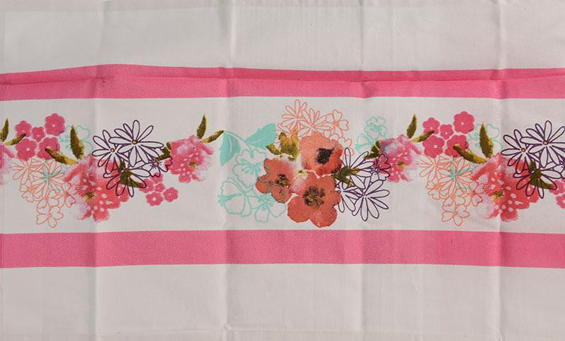 L'Eau de Fleur Spring Bloom Colorful Floral Table Runner 16" x 54"