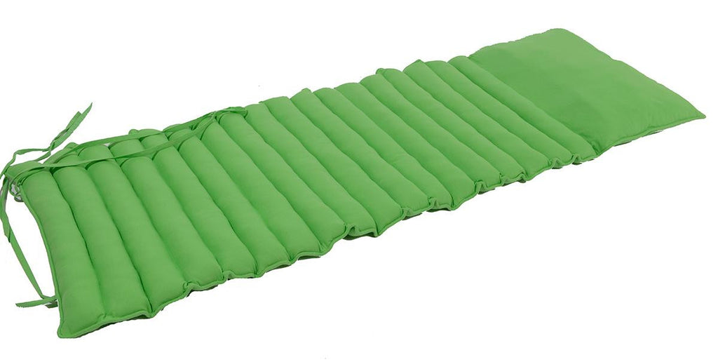 70" Tropicalia Bright Green Outdoor Patio Furniture Lounge Chair Cushion