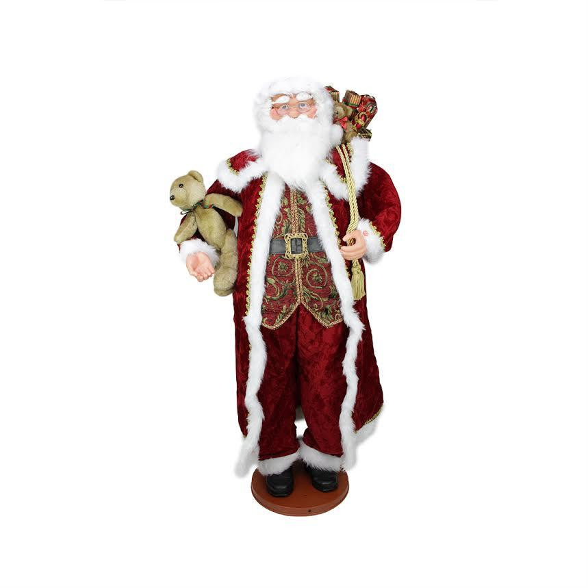 5' Deluxe Life-Size Animated and Musical Decorative Dancing Santa Claus Christmas Figure