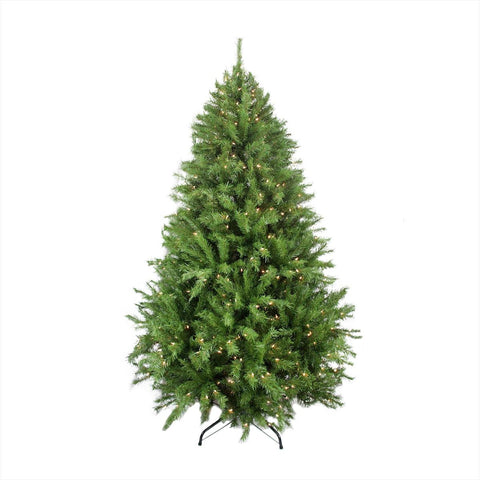 7.5' Pre-Lit Northern Frasier Fir Medium Upswept Artificial Christmas Tree - Clear Lights