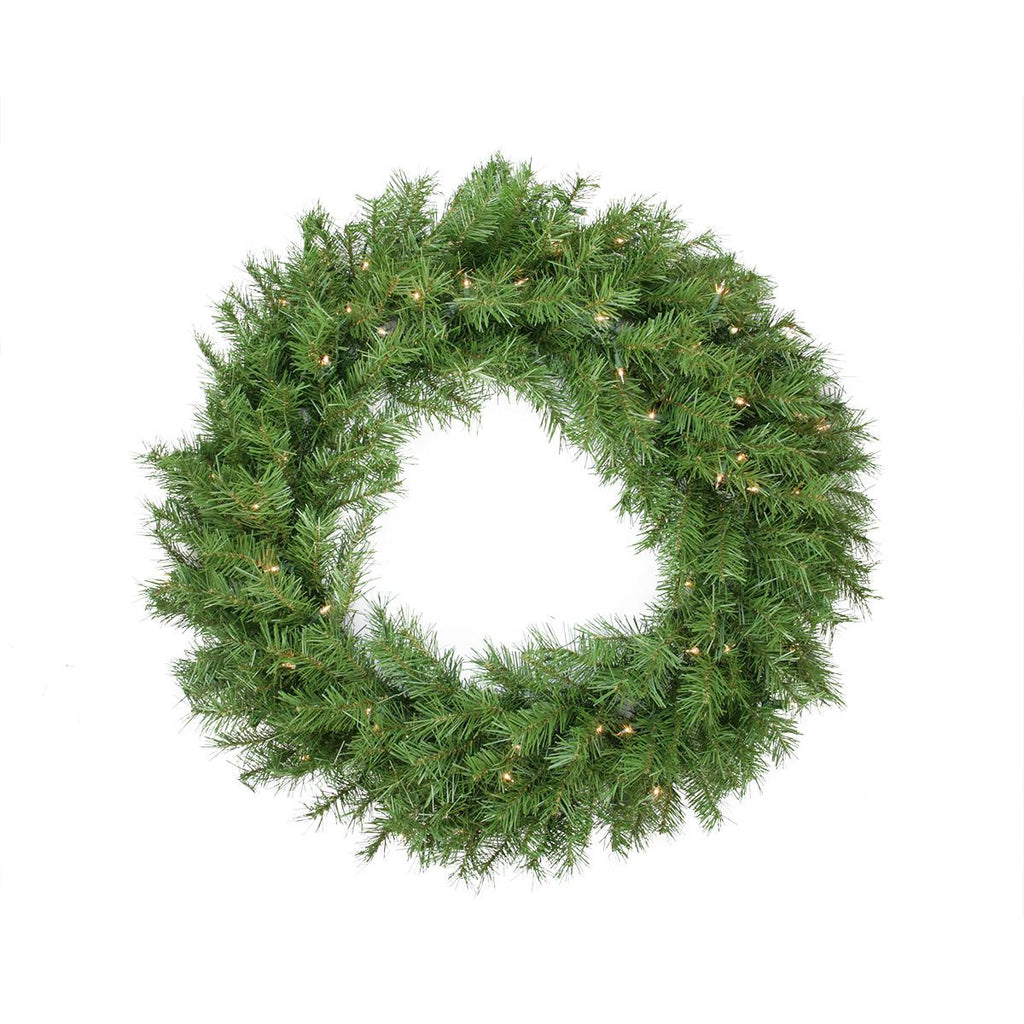 36" Pre-Lit Northern Frasier Fir Artificial Christmas Wreath - Clear Lights