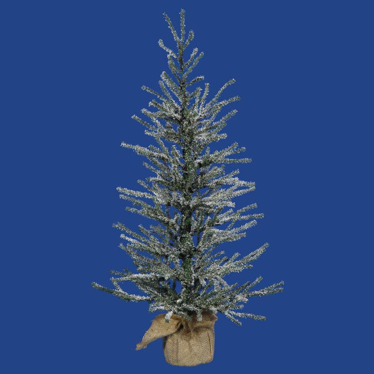 18" Frosted Angel Pine Artificial Christmas Twig Tree - Unlit