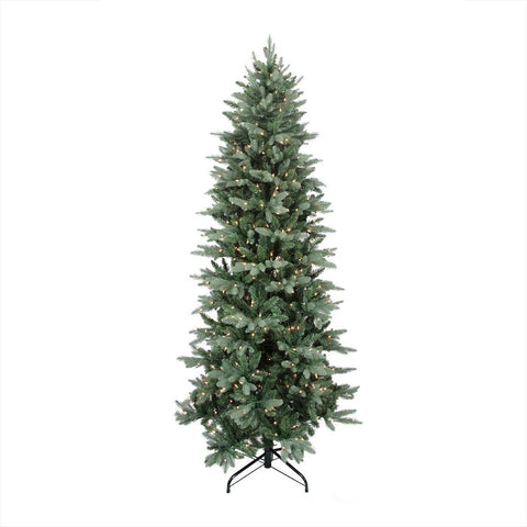 7.5' Pre-Lit Washington Frasier Fir Slim Artificial Christmas Tree - Clear Lights