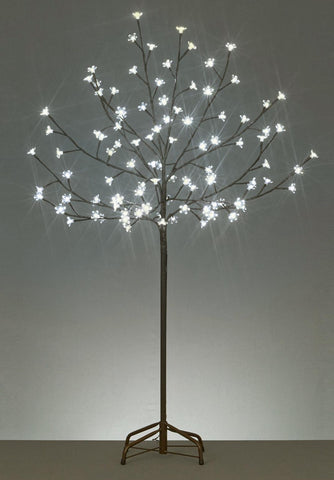 6' LED Lighted Cherry Blossom Flower Tree - Warm White Lights