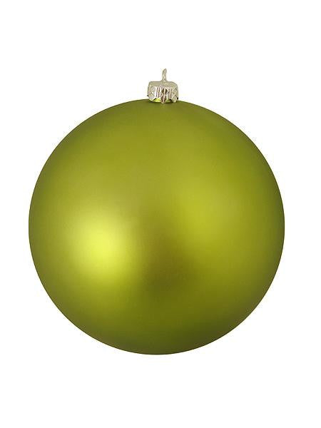 Shatterproof Matte Green Kiwi Commercial Christmas Ball Ornament 6" (150mm)