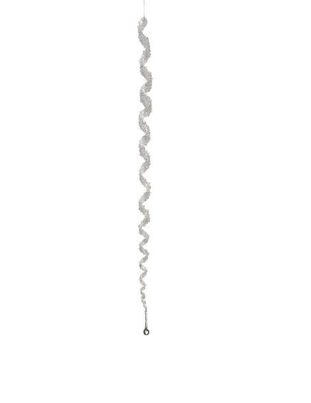 36" Simply Elegant Spiral Winter Icicle Drop Christmas Ornament