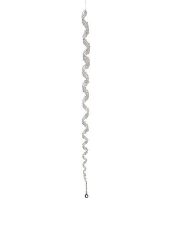 36" Simply Elegant Spiral Winter Icicle Drop Christmas Ornament