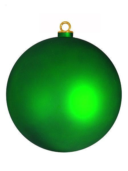 Shatterproof Matte Xmas Green Christmas Ball Ornament 12" (300mm)