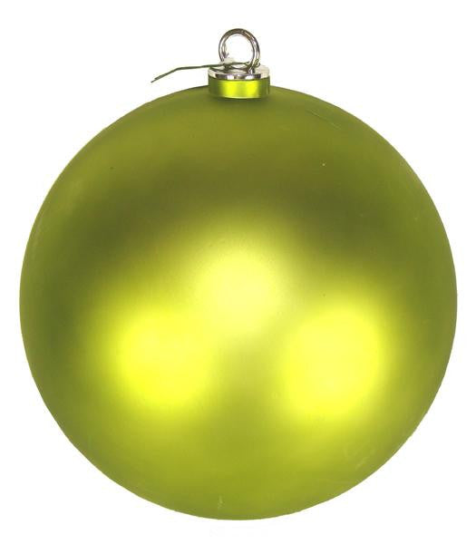 Shatterproof Matte Green Kiwi Christmas Ball Ornament 12" (300MM)