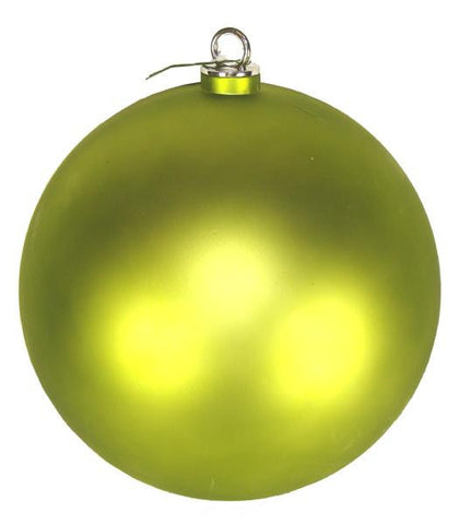 Shatterproof Matte Green Kiwi Christmas Ball Ornament 12" (300MM)