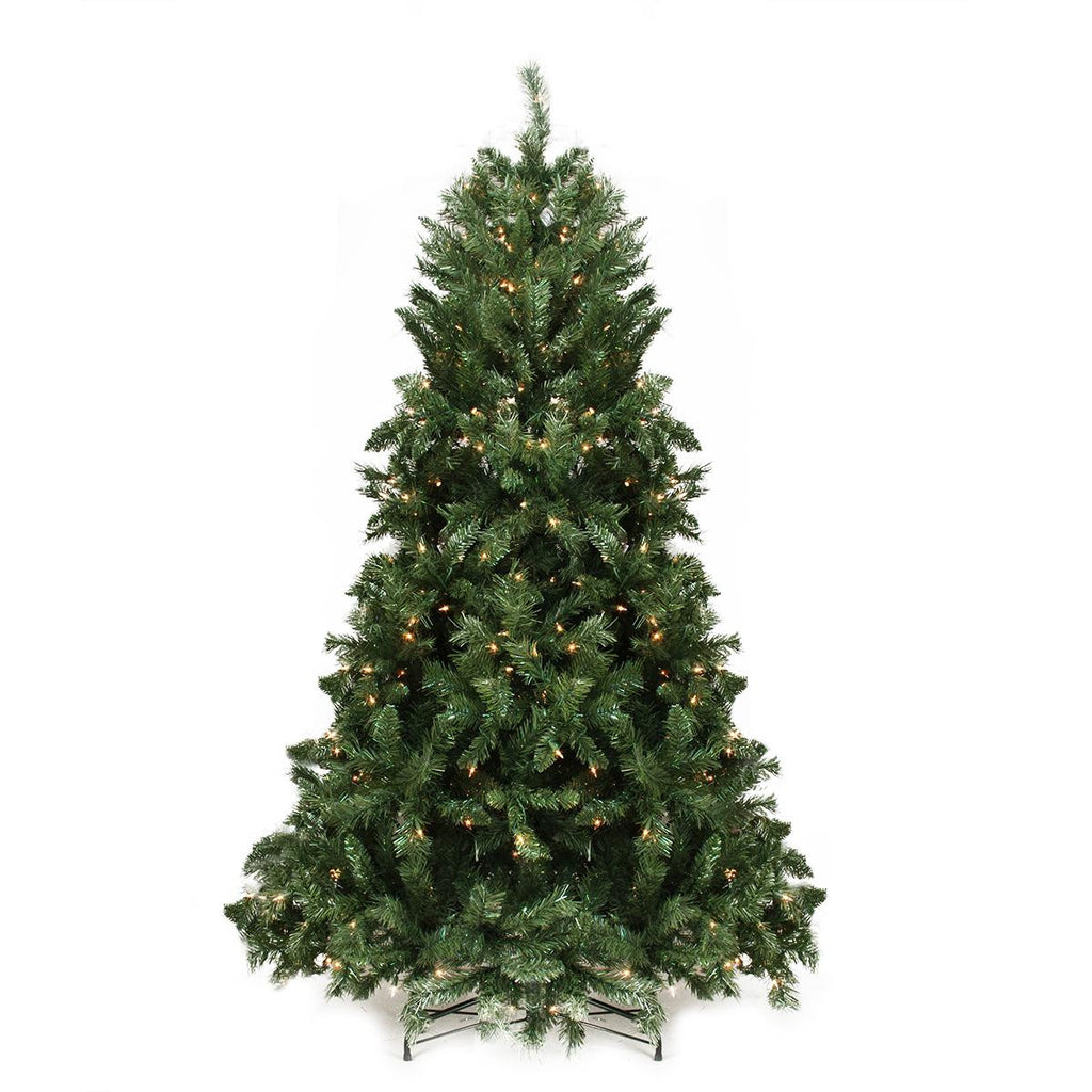 6.5' Pre-lit Minetoba Pine Artificial Christmas Tree - Clear Lights