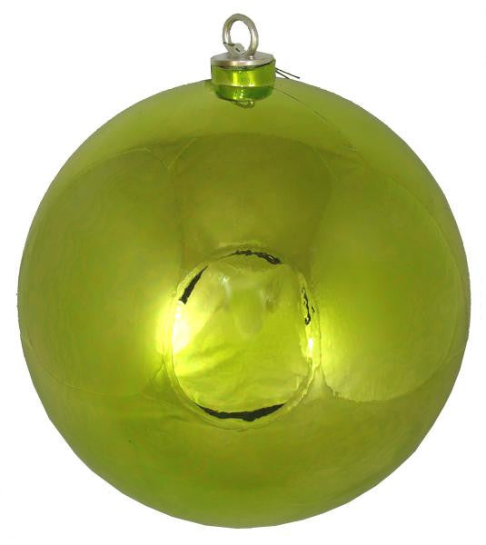 Shatterproof Shiny Green Kiwi Christmas Ball Ornament 12" (300MM)