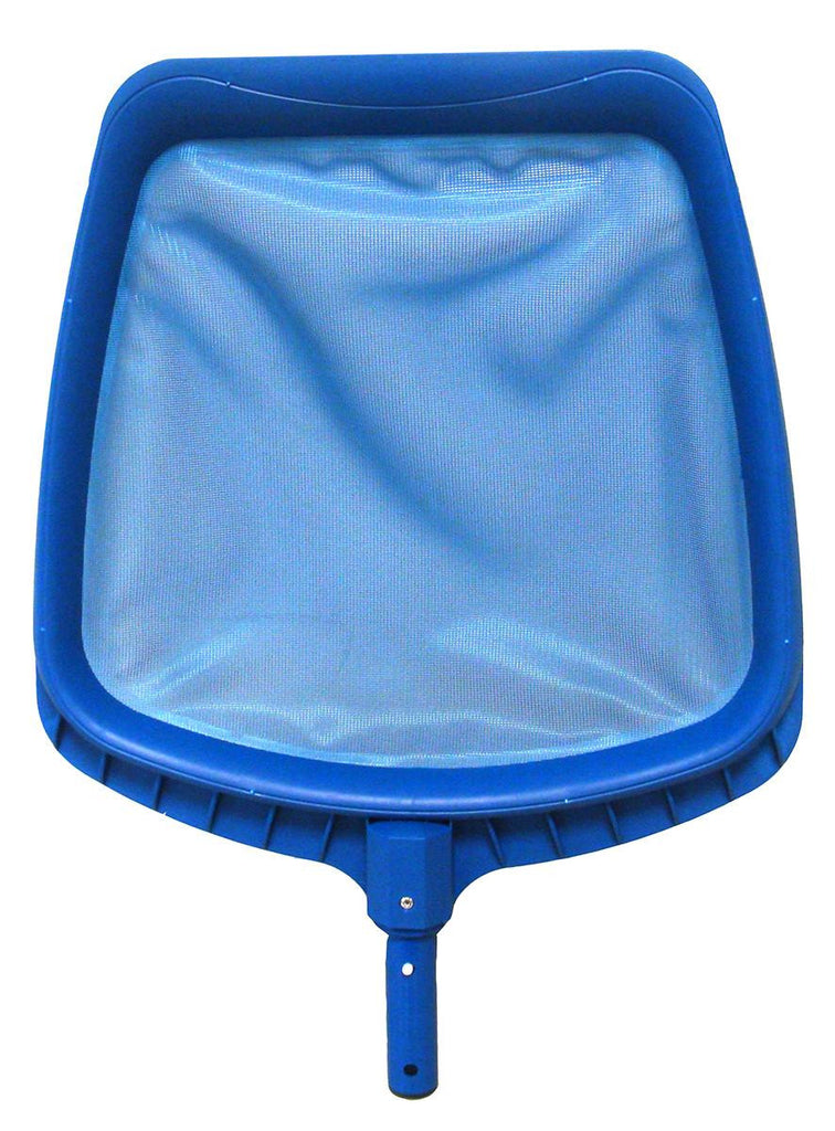 14" Heavy-Duty Blue Plastic Swimming Pool Leaf Skimmer Head