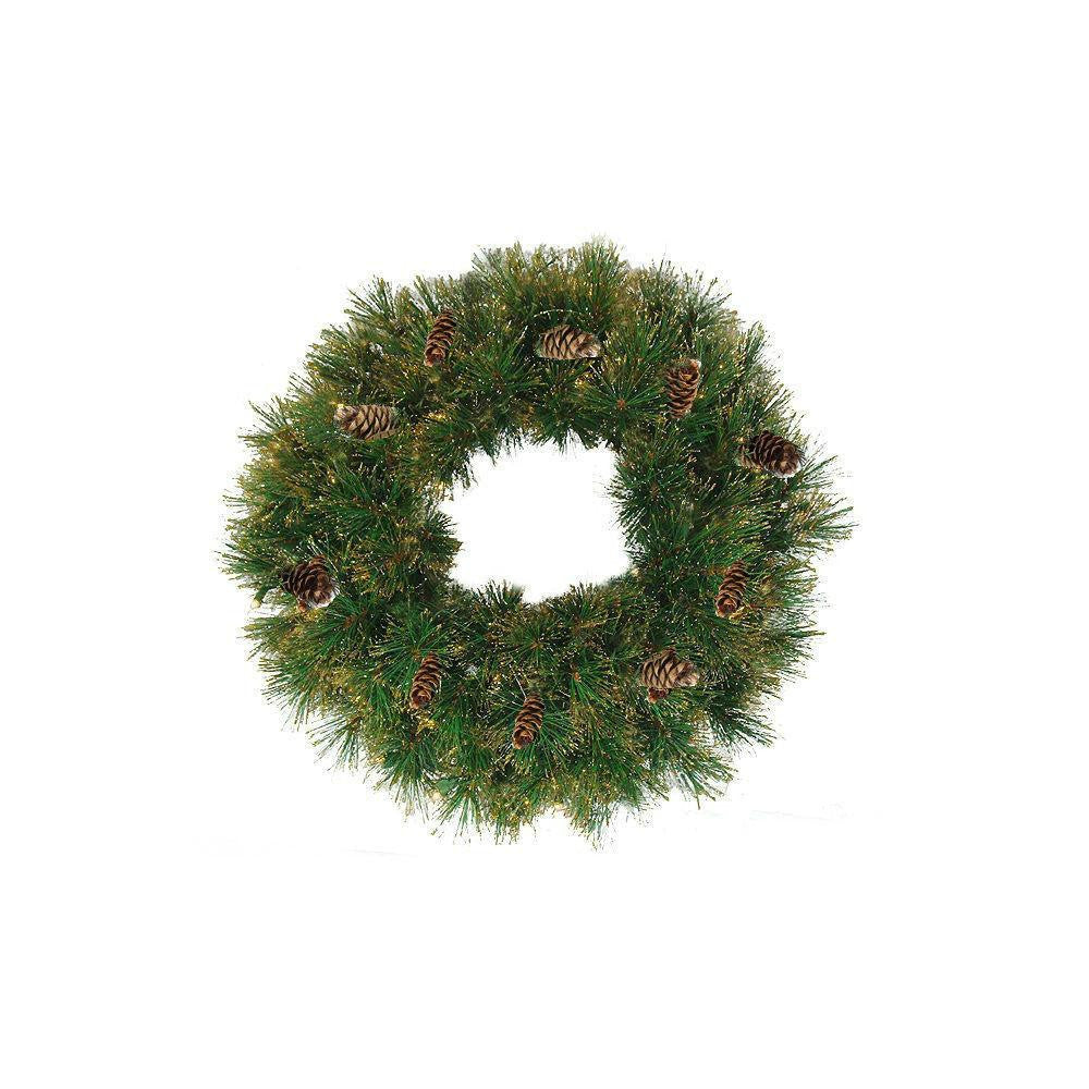 24" Yorkville Pine Artificial Christmas Wreath - Unlit