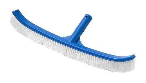 18" Blue Standard Curved Swimming Pool Brush