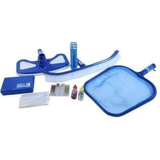 5-Piece Premium Swimming Pool Cleaning Maintenance Set with Test Kit