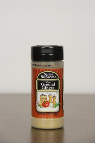 Pack of 12 Spice Supreme Pure Ground Ginger Seasoning 1.75 oz. #38061