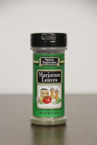 Pack of 12 Spice Supreme Marjoram Leaves Seasonings .75 oz. #30528