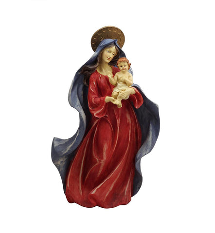 18.5" Religious Virgin Mary with Baby Jesus Christmas Nativity Figure