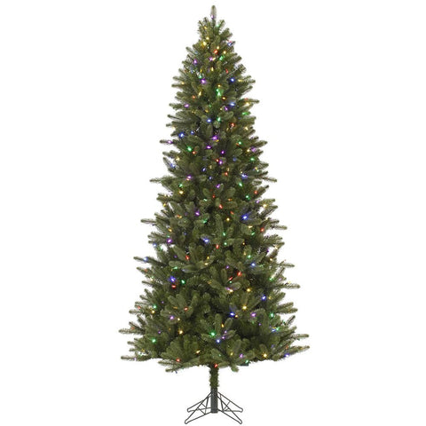 6.5' Pre-Lit Virginia Pine Artificial Christmas Tree - Color Changing LED Lights