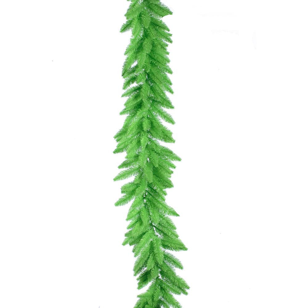 9' x 14" Lime Green Fir Artificial Christmas Garland - Unlit