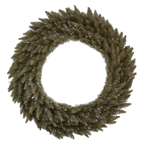 60" Antique Champagne Fir Artificial Christmas Wreath - Unlit