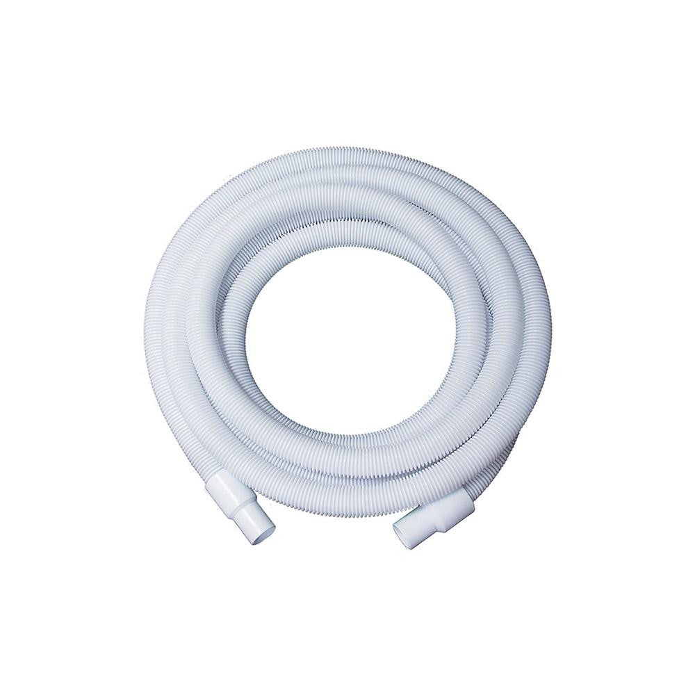 White Blow-Molded LDPE In-Ground Swimming Pool Hose - 35' x 1.5"