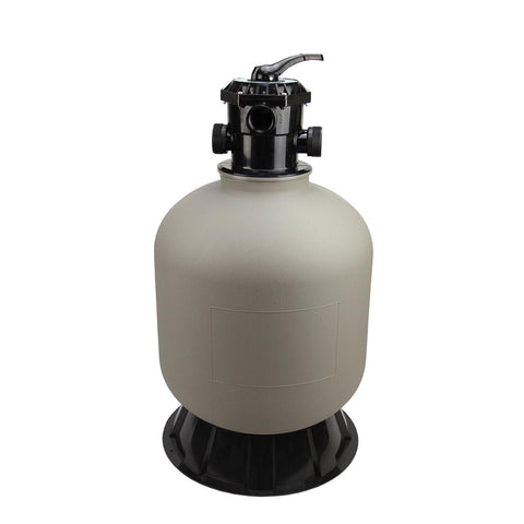 19" High Performance Top-Mount Pool and Spa Sand Filter with 6-Way Valve - 175 lbs. Sand Required