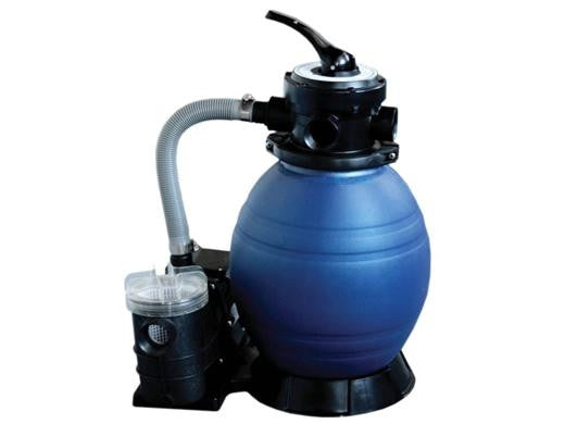 12" Top-Mount Above-Ground Swimming Pool and Spa Sand Filter and .25 HP Pump System