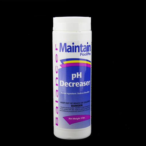 Maintain Pool Pro Balancer pH Decreaser 3lbs