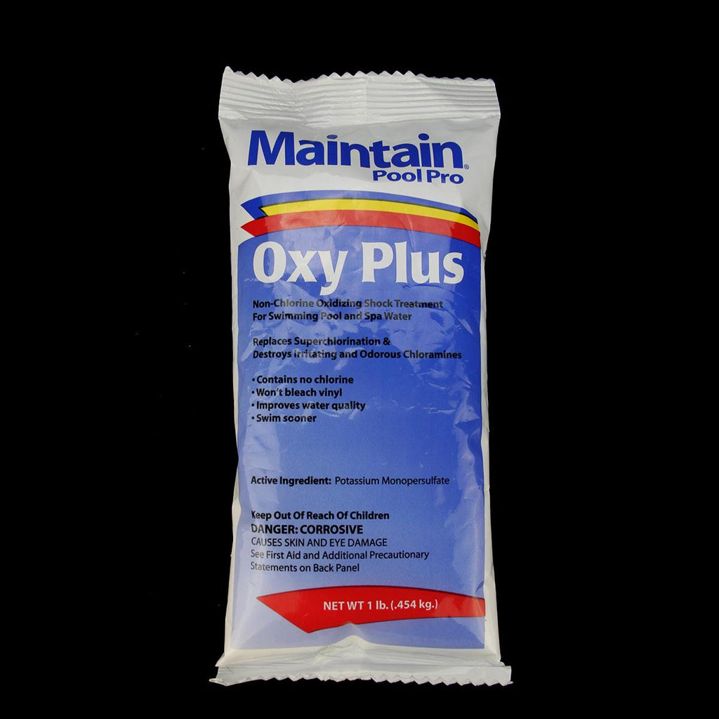 Maintain Pool Pro Oxy Plus Chlorine Free Oxidizing Shock Treatment 1lb