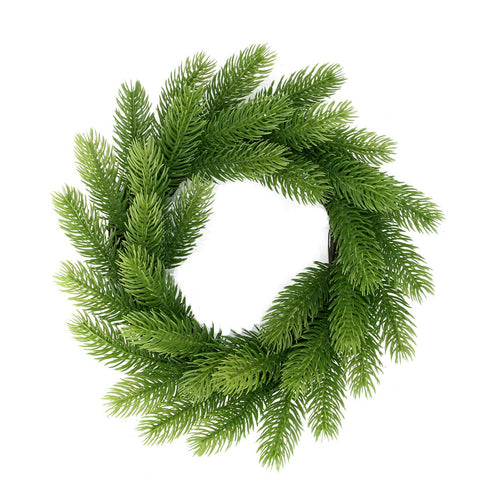 12" Two-Tone Mini Frasier Fir Artificial Christmas Wreath - Unlit