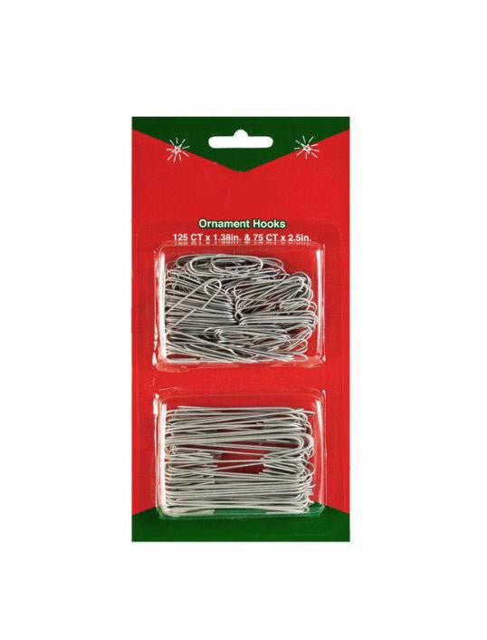 125ct Silver Metal Christmas Ornament Hooks 1-3-8" - 2-1-2"