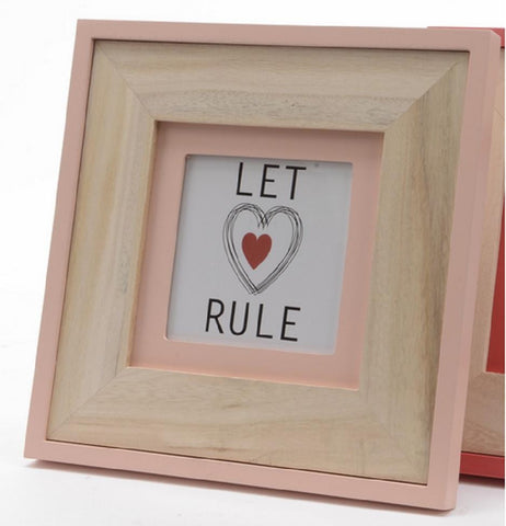 8.5" Basic Luxury Tabletop Picture Frame with Peach Pearl Accents