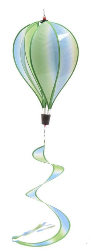 Fancy Fair Green and Light Blue Hot Air Balloon Inspired Mobile 40"