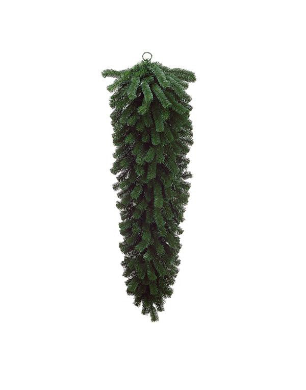 54" Deluxe Windsor Pine Artificial Christmas Teardrop Swag - Unlit