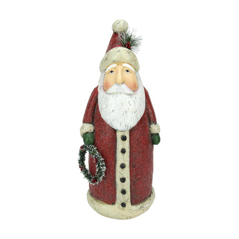 17" Battery Operated LED Lighted Santa Claus Christmas Table Top Decoration