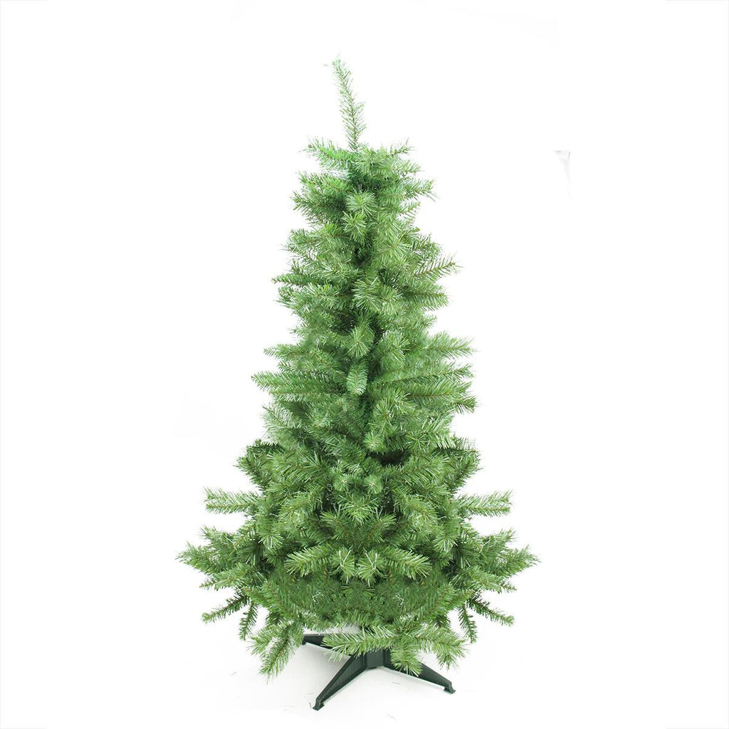 4.5' x 28" Slim Mixed Pine Artificial Christmas Tree - Unlit