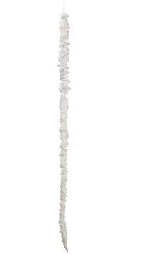 34" Winter Light Embellished White Glittered Icicle Drop Christmas Ornament