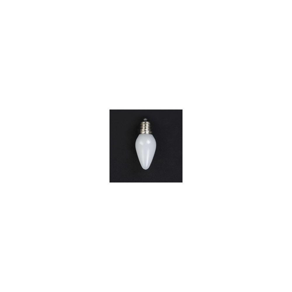 Pack of 4 Opaque White C9 Christmas Replacement Bulbs