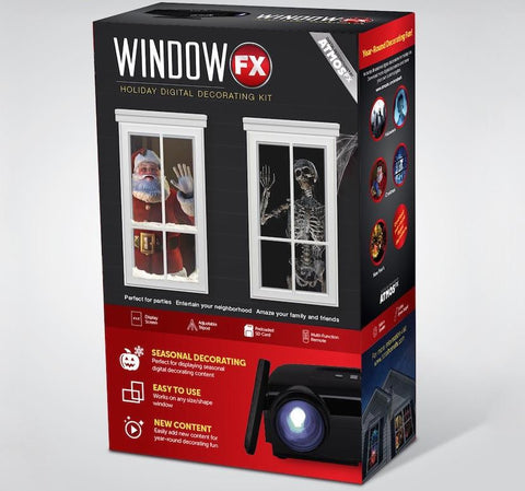 Window FX Christmas and Halloween Digital Seasonal Projector with Remote