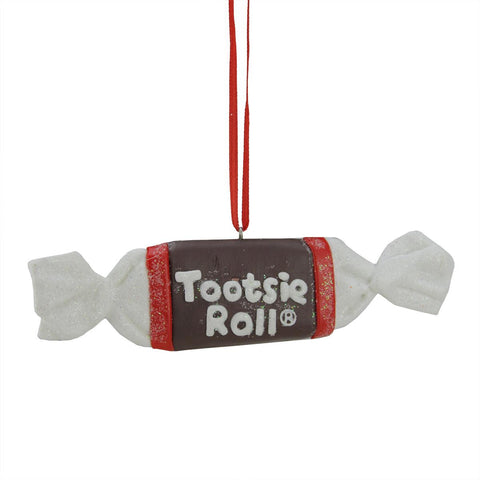 5" Candy Lane Tootsie Roll Orignal Chewy Chocholate Candy Christmas Ornament