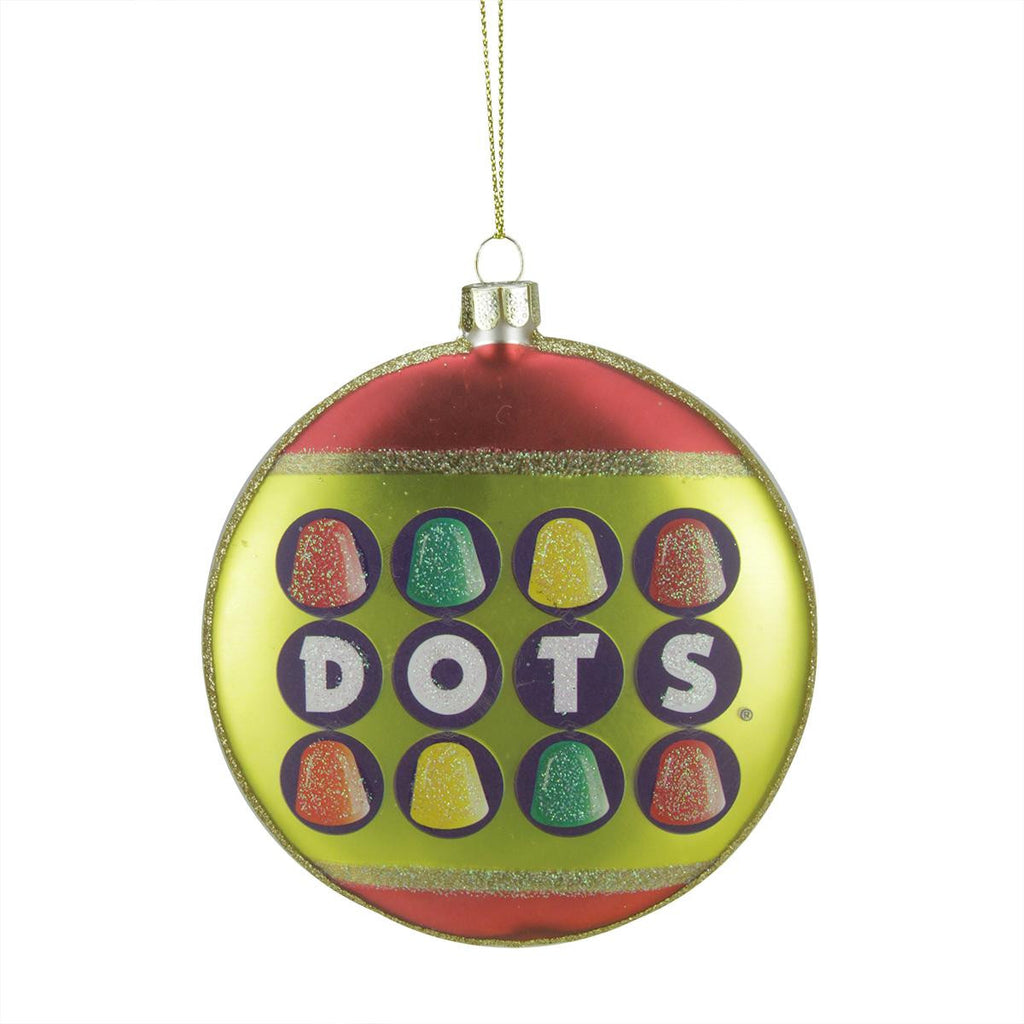 4" Candy Lane Tootsie Roll DOTS Orignal Gumdrop Candies Christmas Disc Ornament