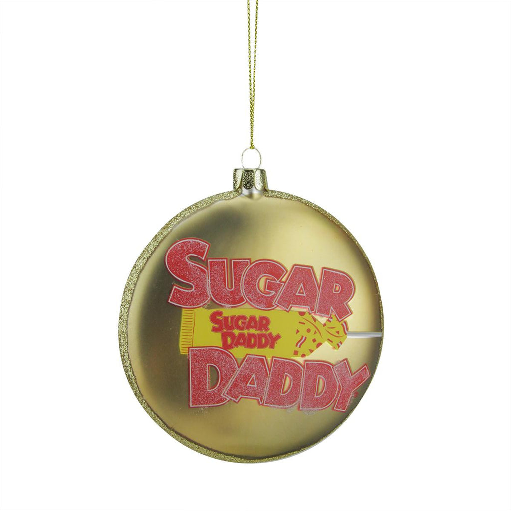 4" Candy Lane Tootsie Roll SUGAR DADDY Orignal Milk Carmel lollipop Christmas Disc Ornament