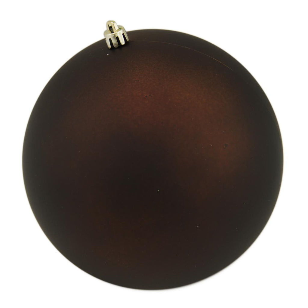 Matte Copper Brown UV Resistant Commercial Shatterproof Christmas Ball Ornament 6" (150mm)