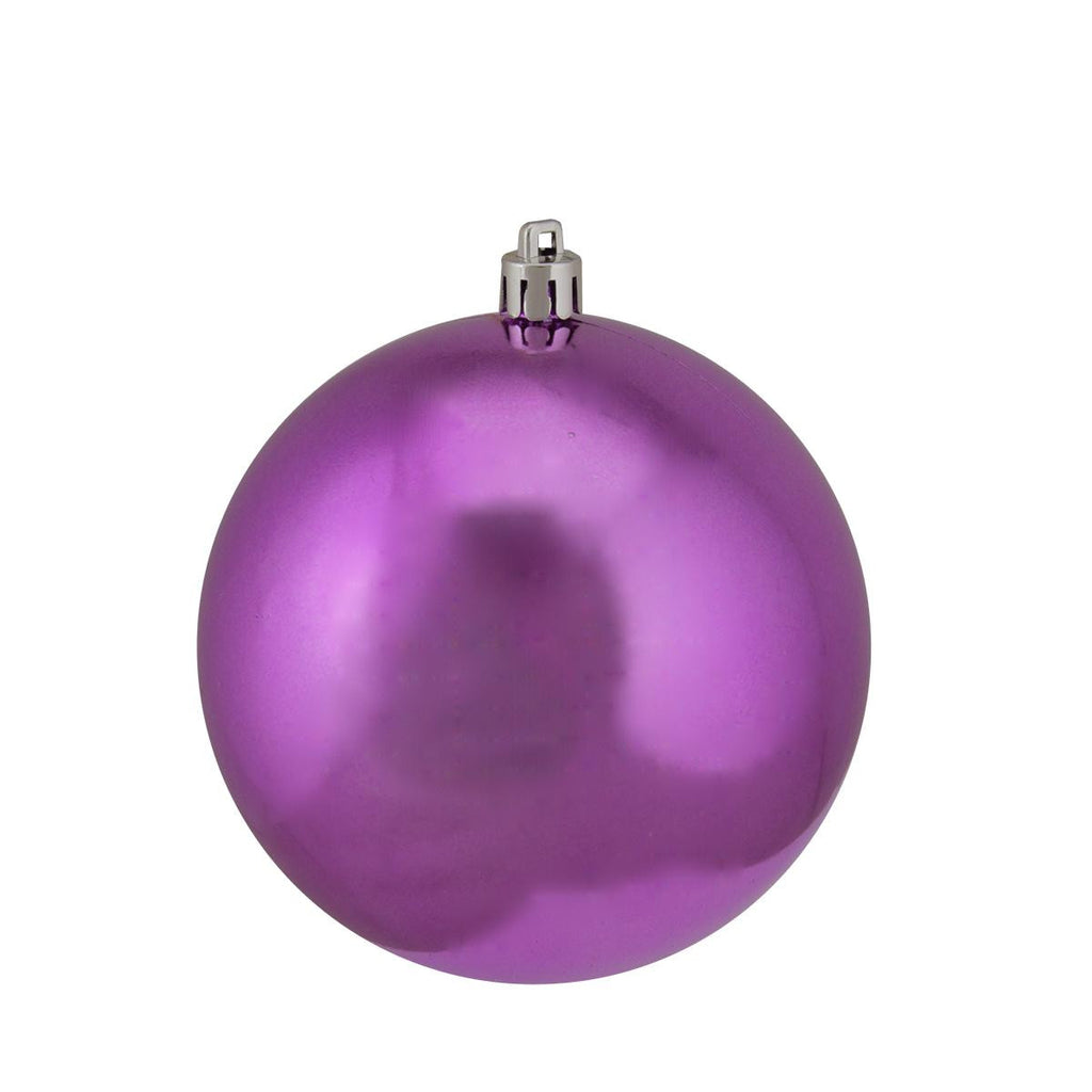 Matte Orchid Pink UV Resistant Commercial Shatterproof Christmas Ball Ornament 4" (100mm)