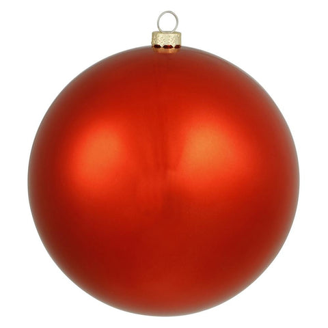 Shiny Red UV Resistant Commercial Drilled Shatterproof Christmas Ball Ornament 15.75"(400mm)