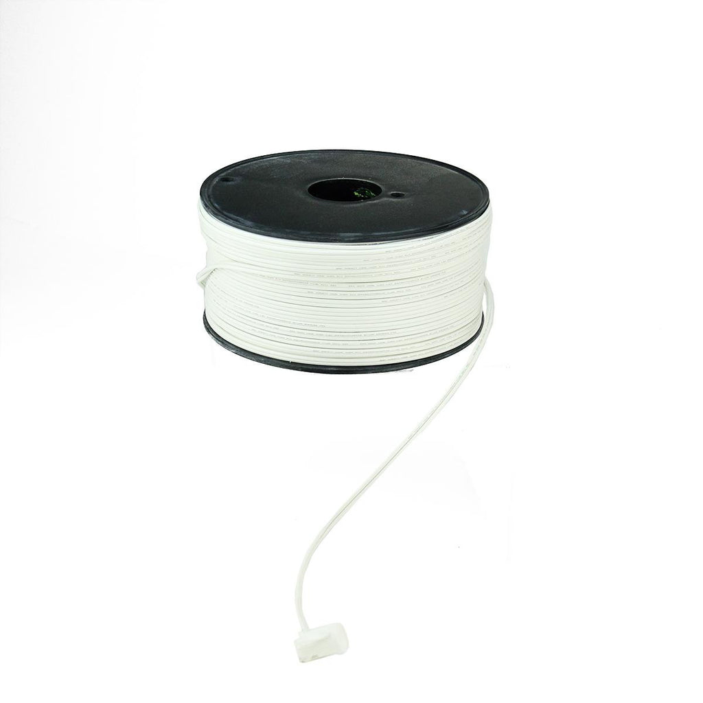 500' White 18 Gauge C7 Christmas Wire Spool